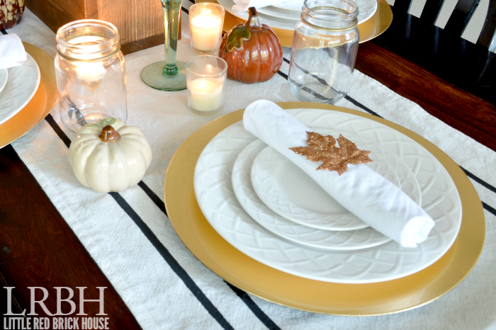 Handmade Thanksgiving Tablescape | LITTLE RED BRICK HOUSE
