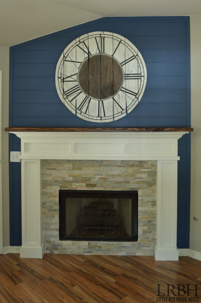 Fireplace Makeover: Take 2 | LITTLE RED BRICK HOUSE